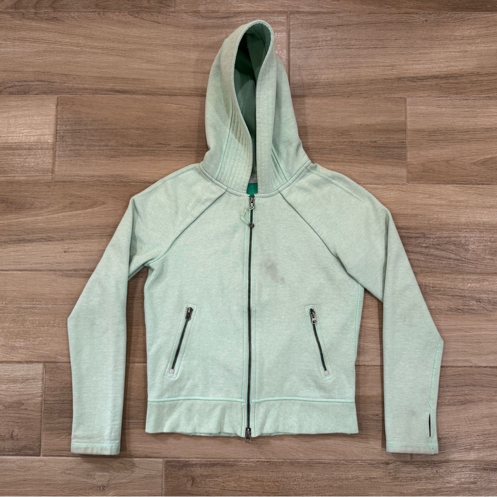 Lululemon Athletica Mint Green Zip-Up Hoodie